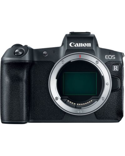 Безогледален фотоапарат Canon - EOS R, 30.3MPx, черен + Обектив Canon - RF 85mm f/2 Macro IS STM - 1